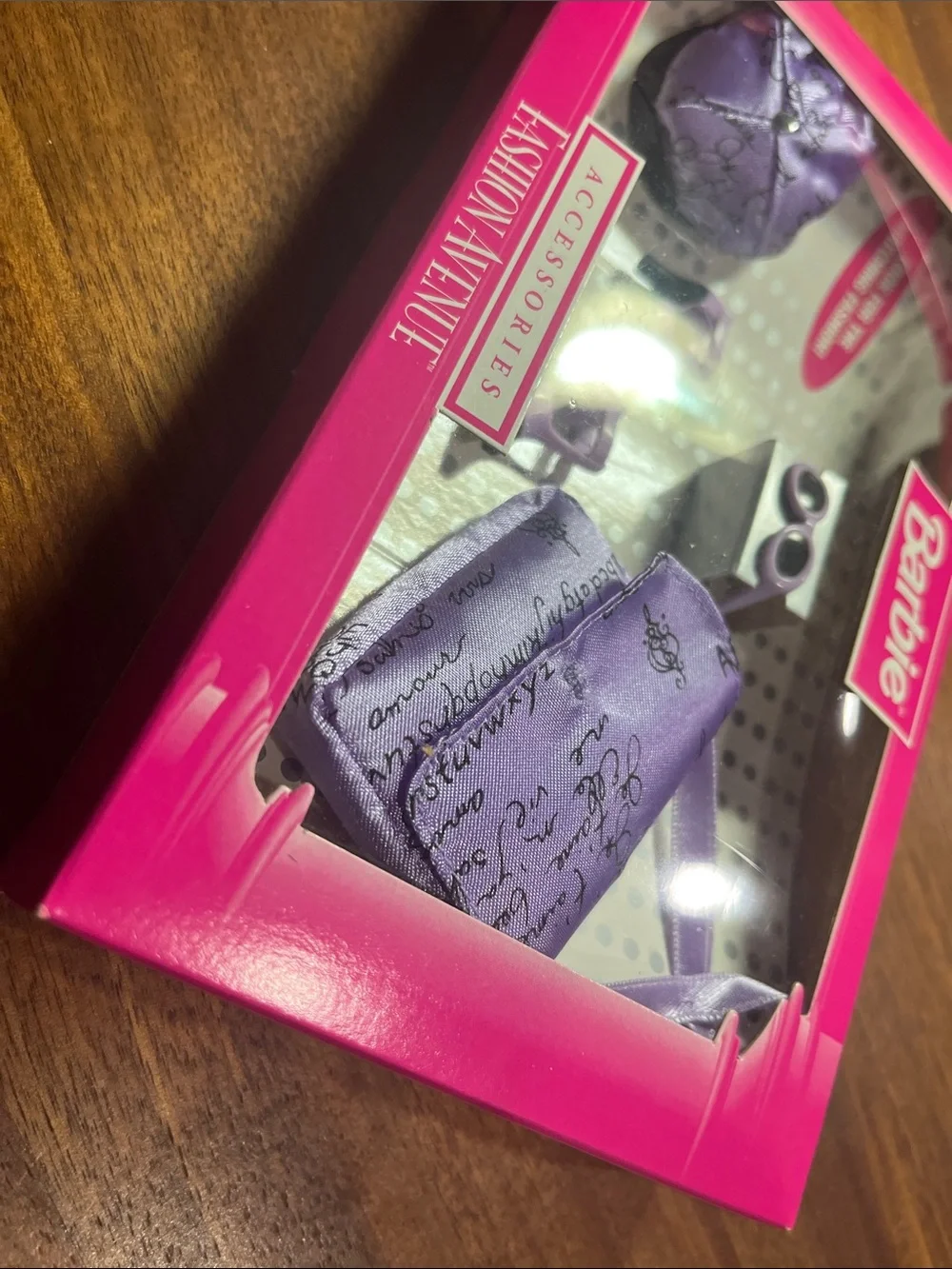 Barbie lavender satin